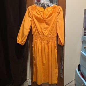Talbots Orange Dress